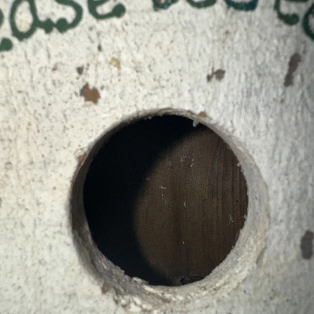 Handmade reclaimed primitive, rustic wooden‎ birdhouse. 9.75